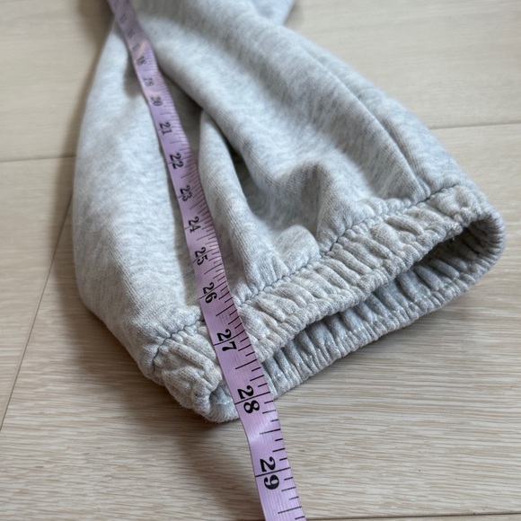 Abercrombie & Fitch Light Gray Lounge Cozy Hooded Jumpsuit - Picture 8 of 9